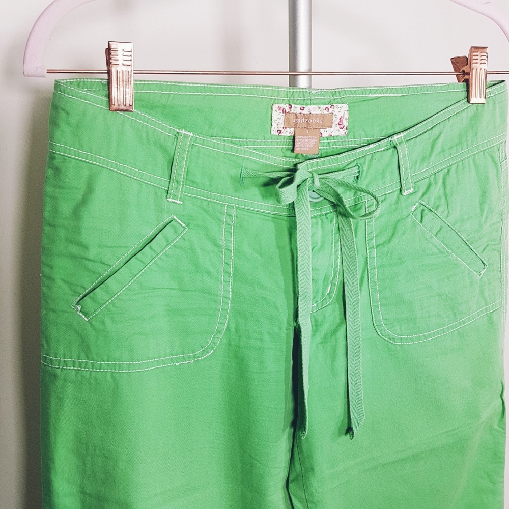 Green Capri Pants